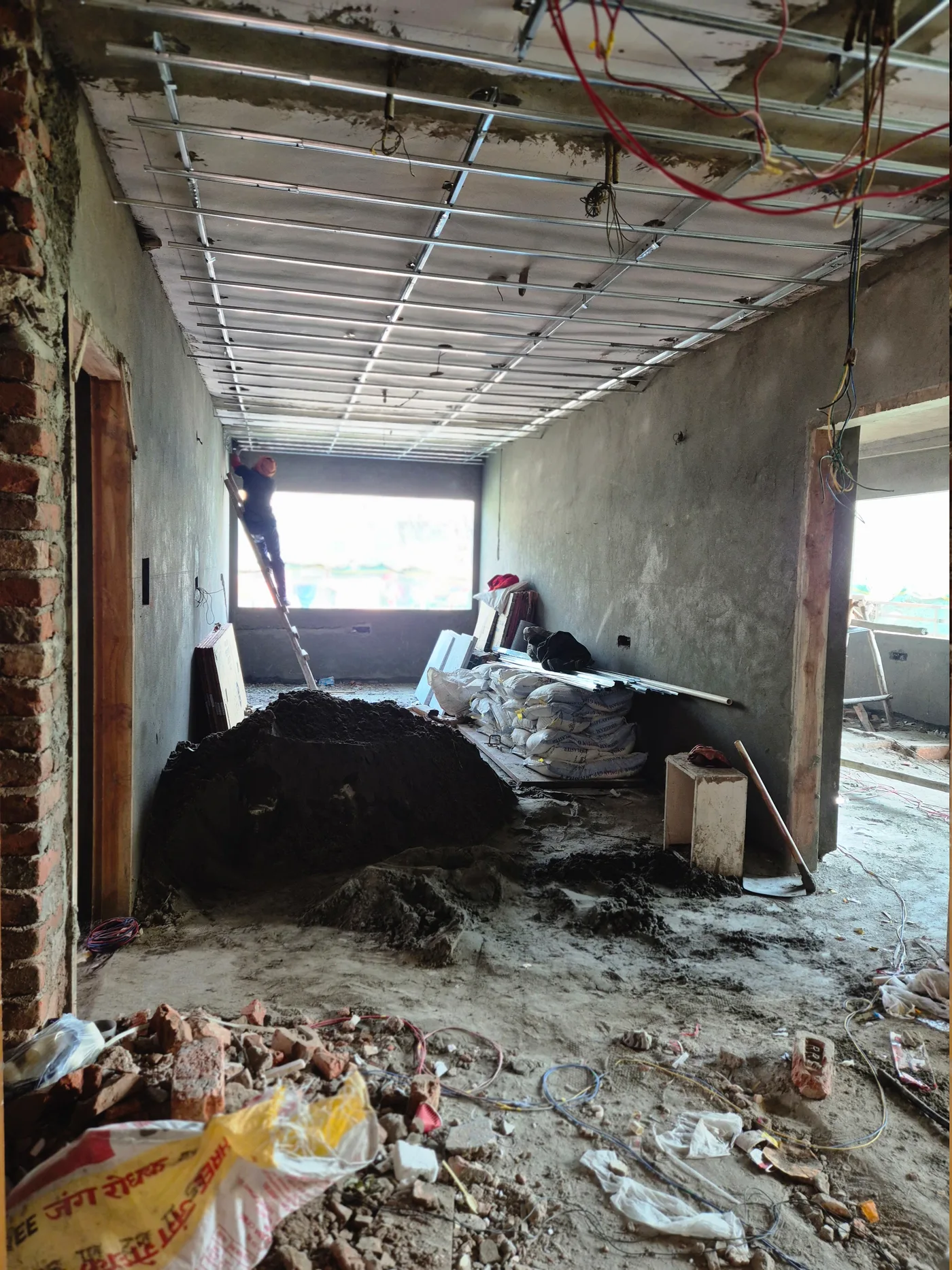 Under-construction room